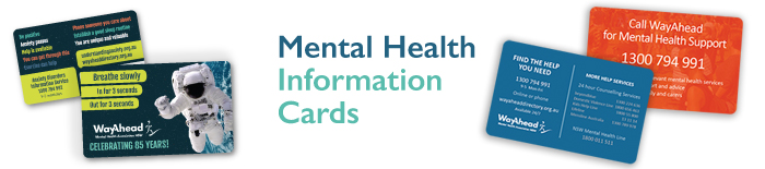 Mental health information cards